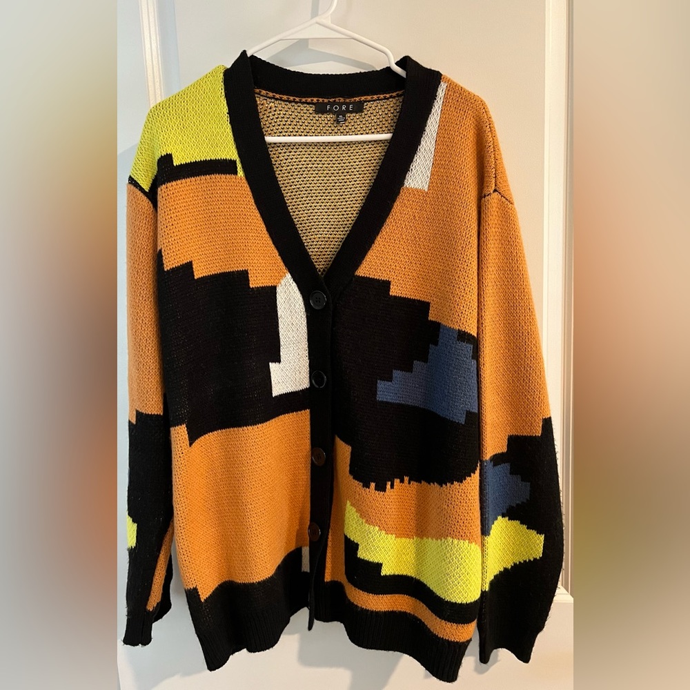 Fire cardigan